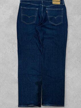 Levi's 505 Navy Blue Relaxed Fit Jeans Y2K Vintage Denim